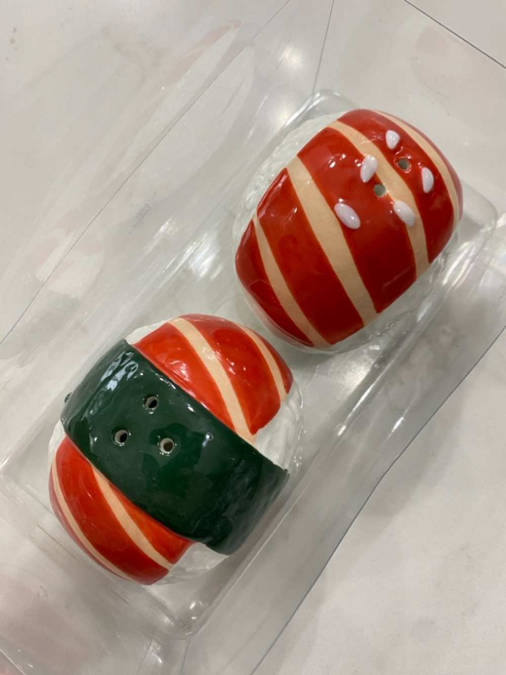 Ceramic NEW - Sushi / Nigiri Salt and Pepper Shaker Set